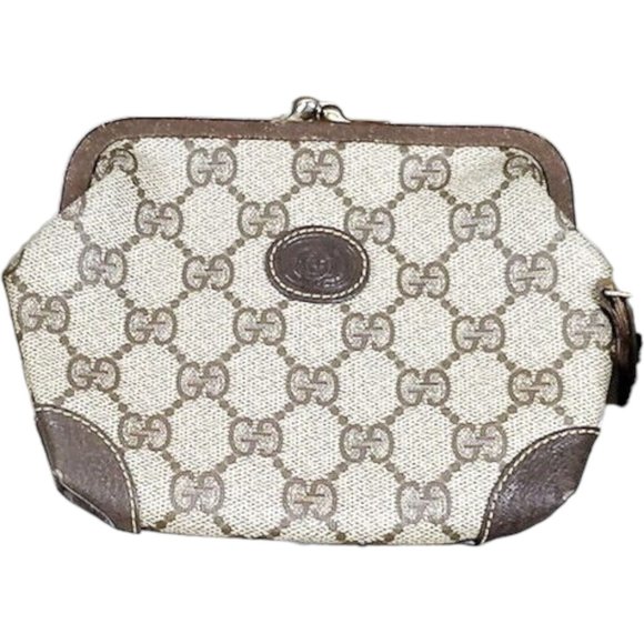 594075F YV Gucci Wallet Brown Canvas - Picture 2 of 2